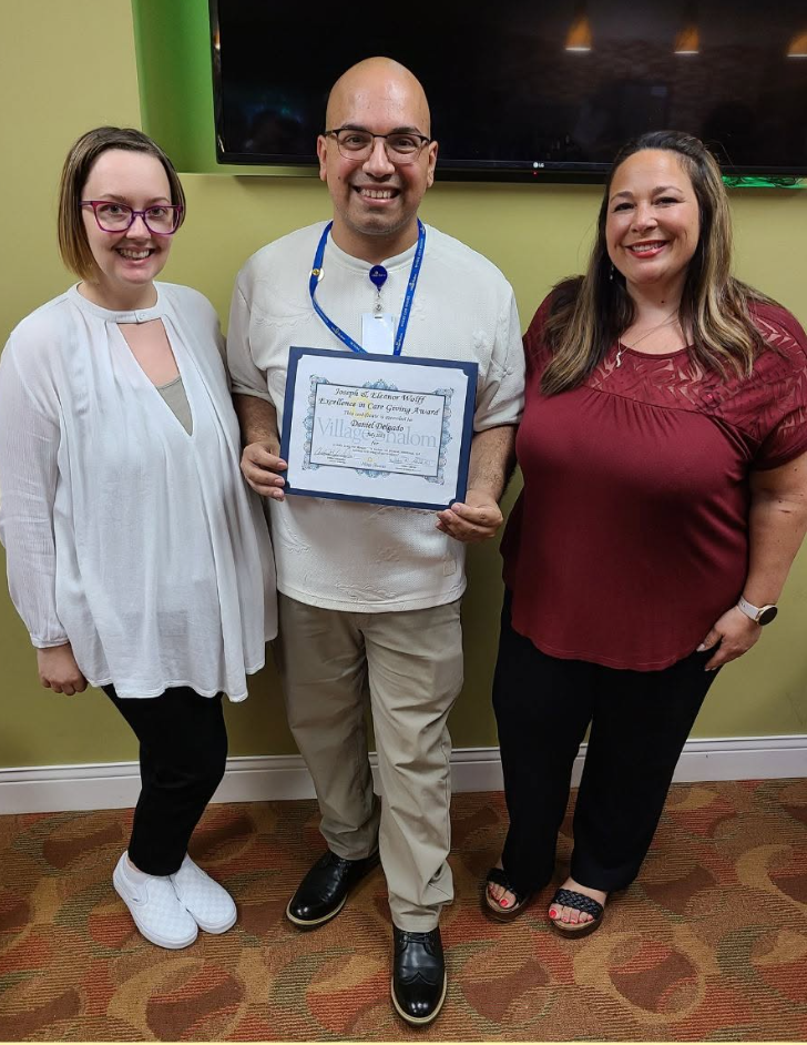 Wolff Award recipient Daniel Delgado